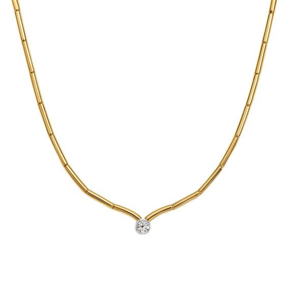Collier Idee Preziose dal 1987 Femme in Or blanc Diamante 0.14 Ct IP.CK18M/1D - IP.CK18M/1D